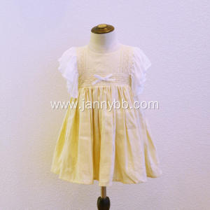 2018 NEW Girls Cream Cotton Heirloom Toddler Dress